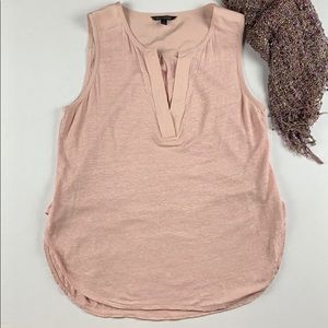 Banana Republic Dusty Pink Linen blouse